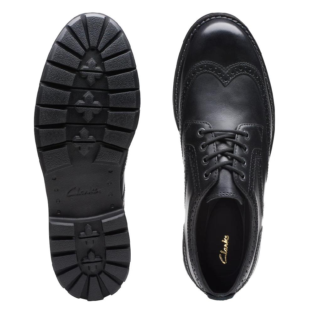 Clarks Budapester »Batcombe Far« Brogue Schnürschuh Business Schuh Mit Flügelkappe ▷ Für