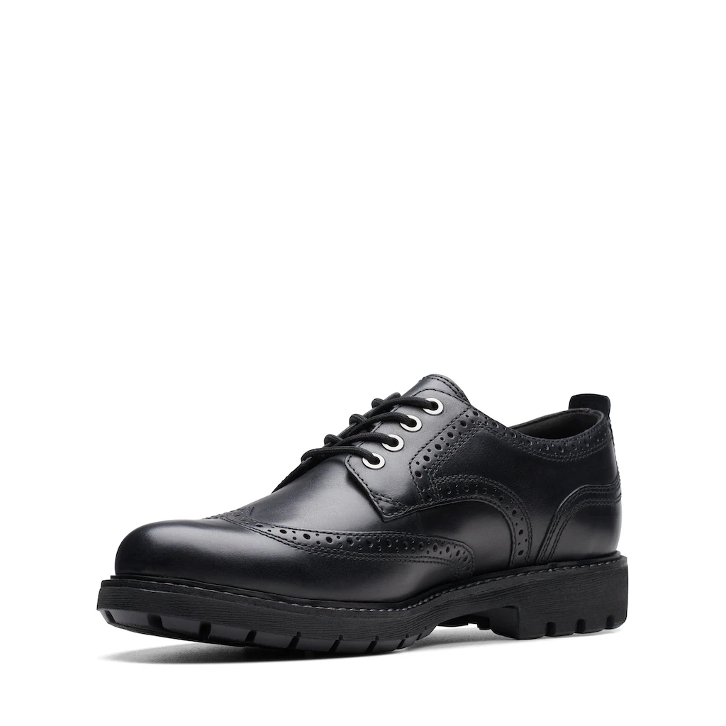 Clarks Budapester »Batcombe Far« Brogue Schnürschuh Business Schuh Mit Flügelkappe ▷ Für