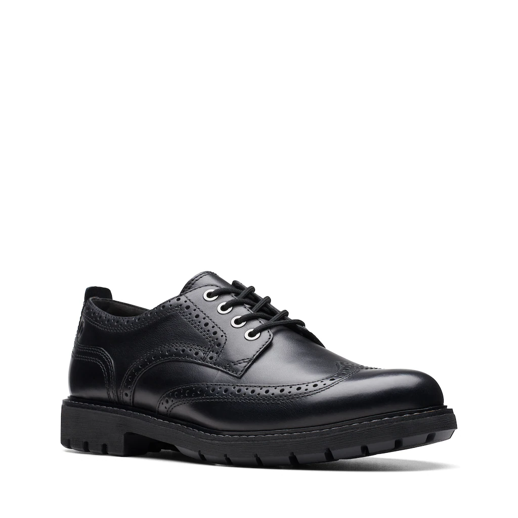 Clarks Budapester »Batcombe Far« Brogue Schnürschuh Business Schuh mit Flügelkappe ▷ für