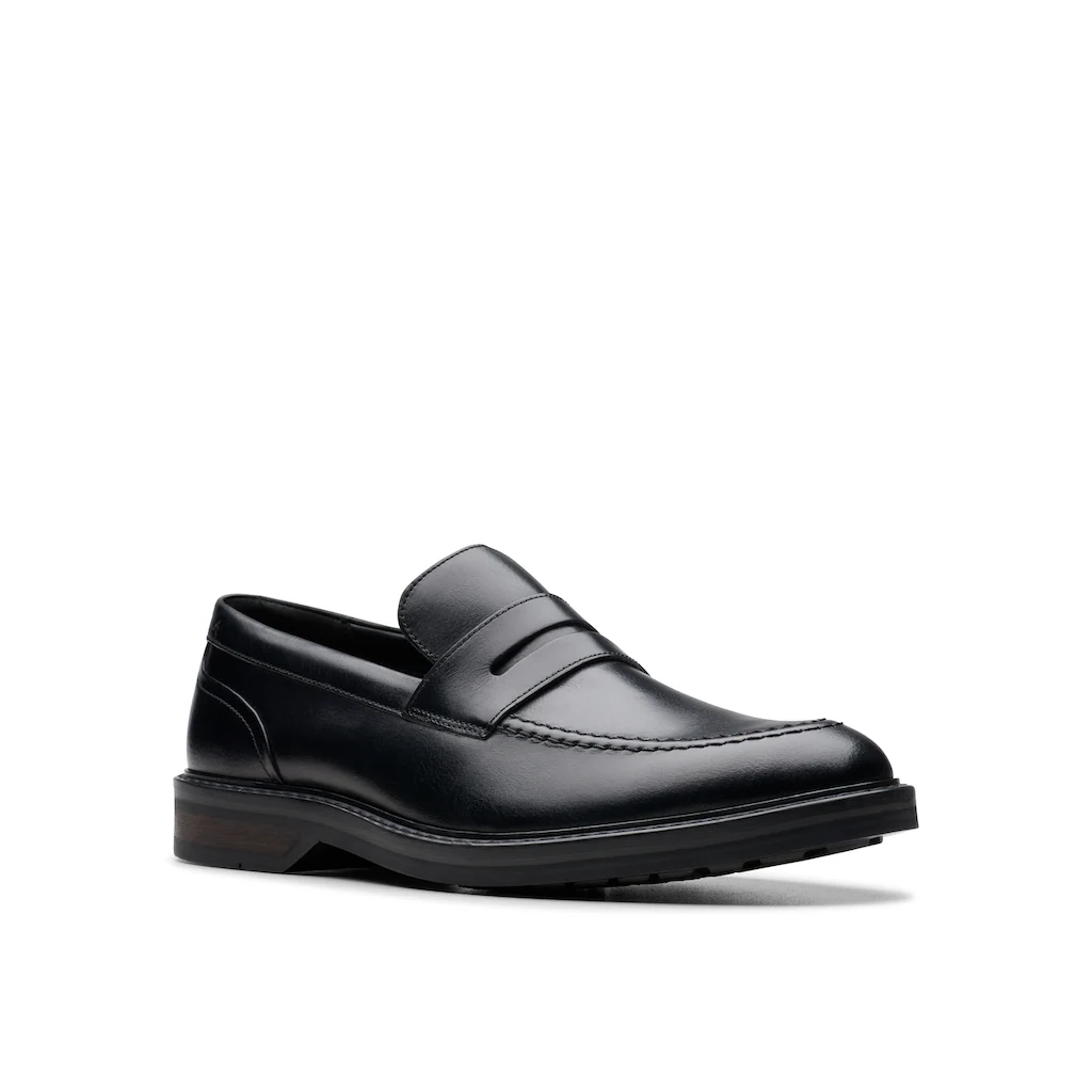Clarks Loafer »Aldwin Step« Slipper Business Schuh Anzugschuh Mit Blockabsatz Online Bestellen