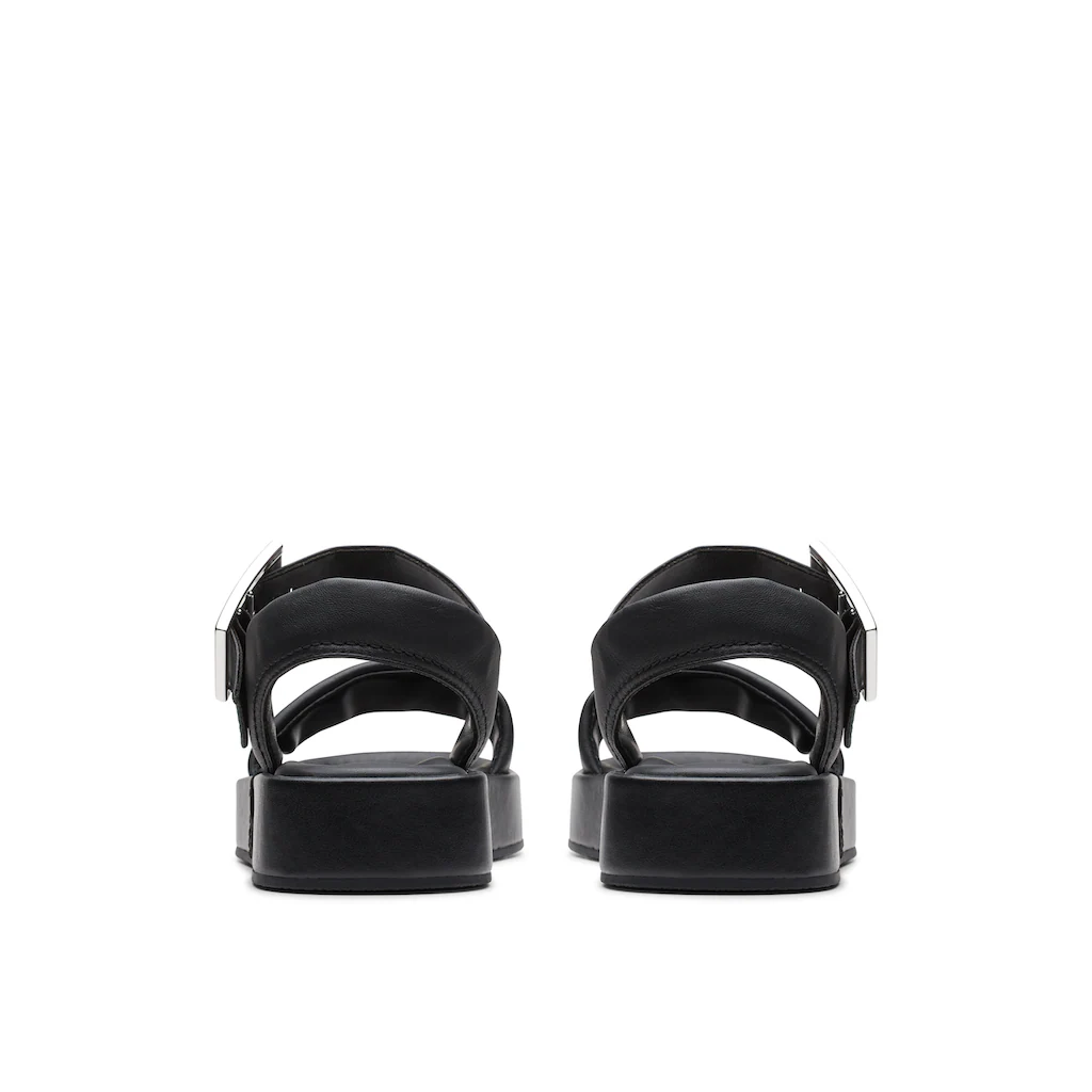 Clarks Sandale »Alda Strap« Sandale Flats Mit Plateausohle
