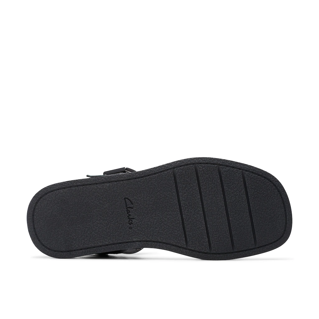 Clarks Sandale »Alda Strap« Sandale Flats Mit Plateausohle