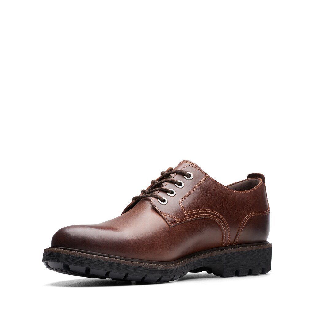 Clarks Schnürschuh »Batcombe Tie« Schnürschuh Halbschuh Mit Profilsohle ▷ Für