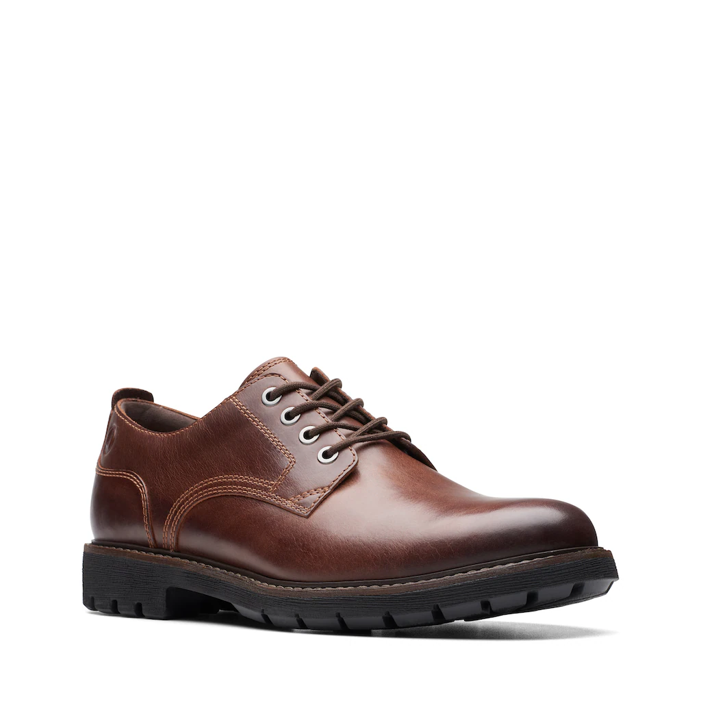 Clarks Schnürschuh »Batcombe Tie« Schnürschuh Halbschuh mit Profilsohle ▷ für