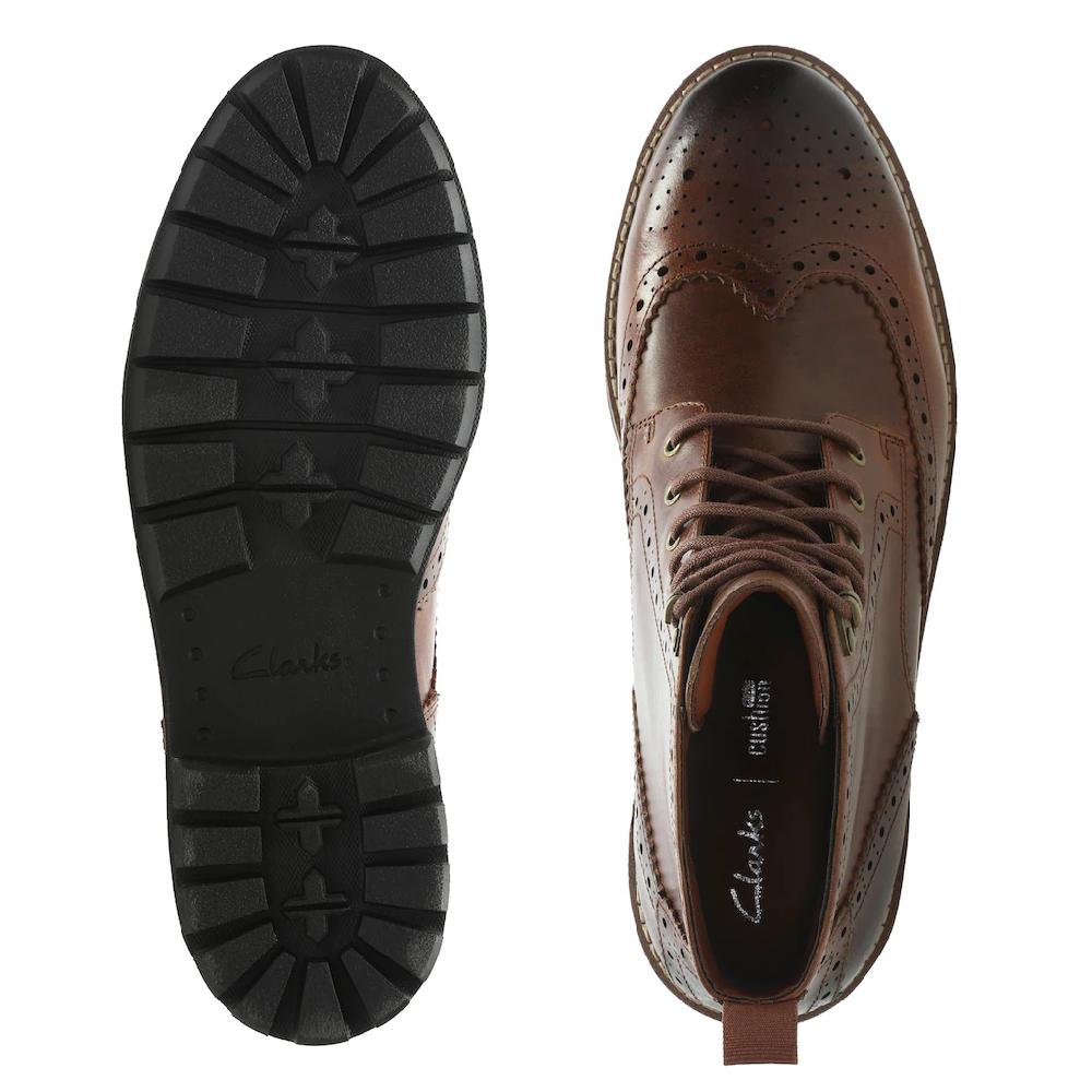 Clarks Schnürstiefel »Batcombe Lord« Budapester Brogue Business Stiefel Mit Lyralochung Kaufen