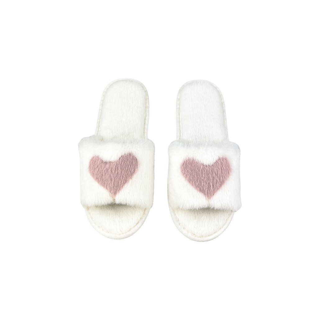 COLLEZIONE ALESSANDRO Pantolette »Kuschel« Kuschelweiche Plüsch-Slipper Hausschuhe Online Bestellen