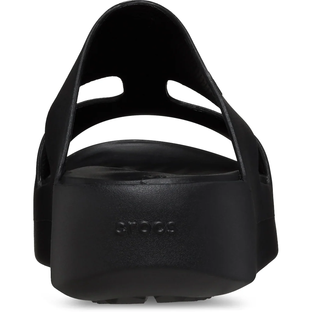 Crocs Badepantolette »Getaway Platform H-Strap« Sommerschuh Schlappen Badeschuh Poolslides Weiche Innensohle