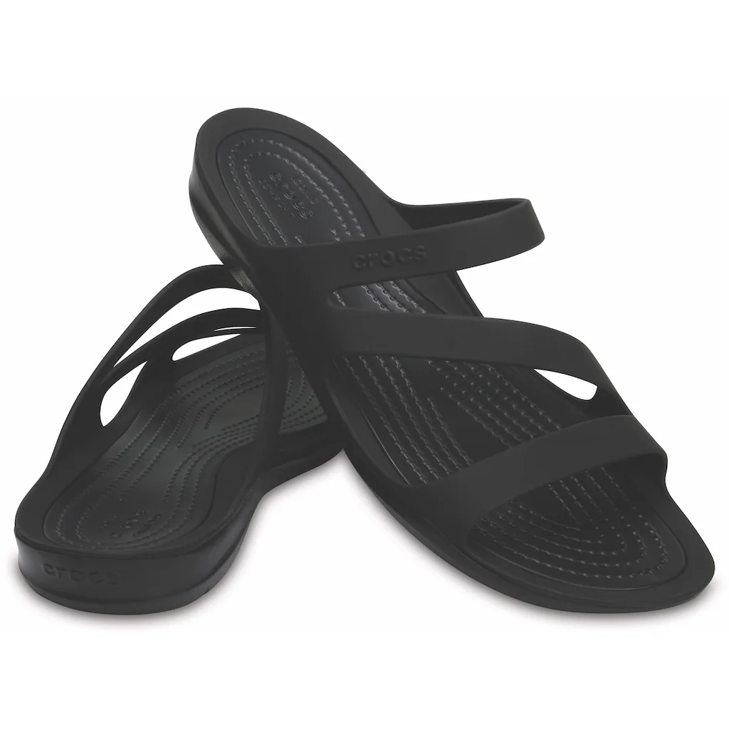 Crocs Badepantolette »Swiftwater Sandal« Sommerschuh Badeschuh Poolslides Genoppte Innensohle
