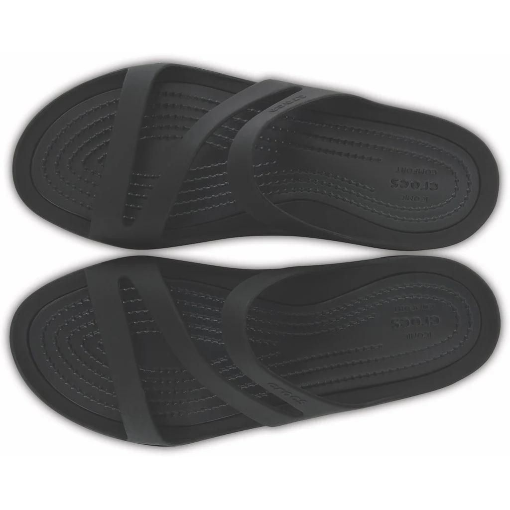 Crocs Badepantolette »Swiftwater Sandal« Sommerschuh Badeschuh Poolslides Genoppte Innensohle