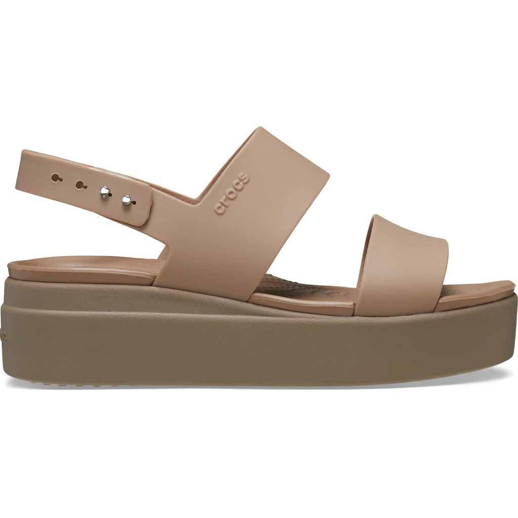 Crocs Keilsandalette »Brooklyn Low Wedge« Sommerschuh Sandale Keilabsatz Mit Modischer Plateausohle Bestellen