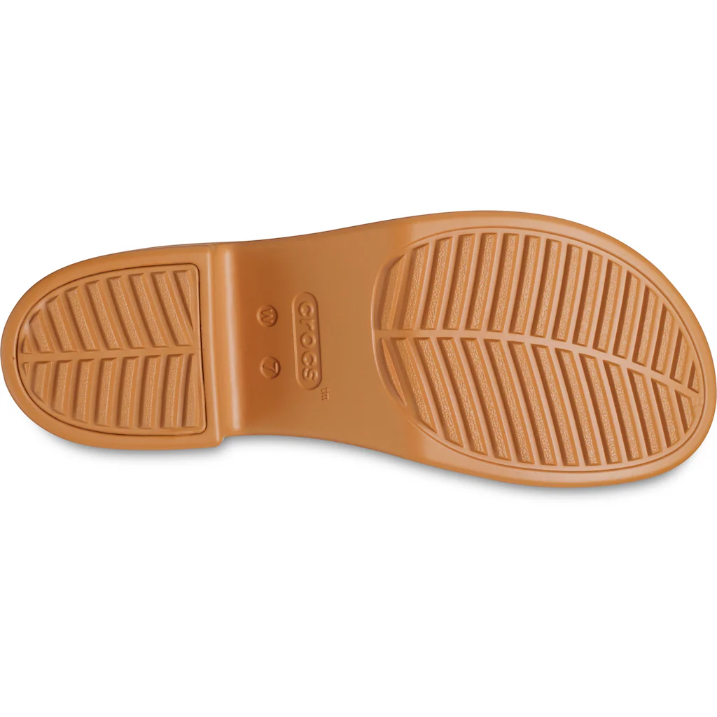Crocs Pantolette »Brooklyn Woven Slide Heel« Sandale Sommerschuh Mit Modischem Blockabsatz