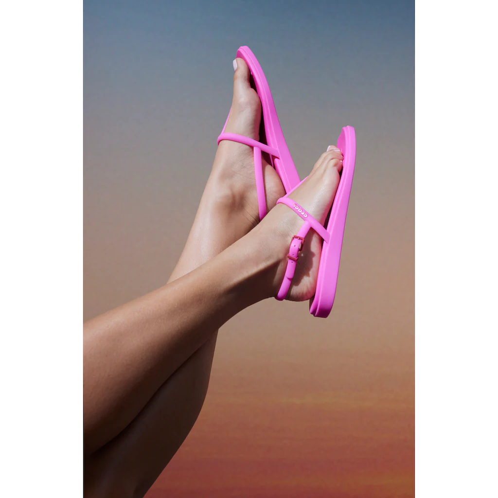 Crocs Sandale »Miami Thong Sandal« Zehentrenner Sandalette Sommerschuh Mit Zehensteg Bestellen