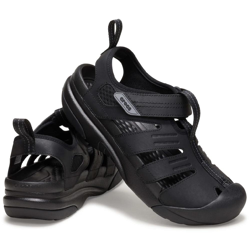 Crocs Sandale »Yukon Fisherman« Halbschuh Slipper Trekkingschuh Mit Praktischem Klettverschluss Online Kaufen
