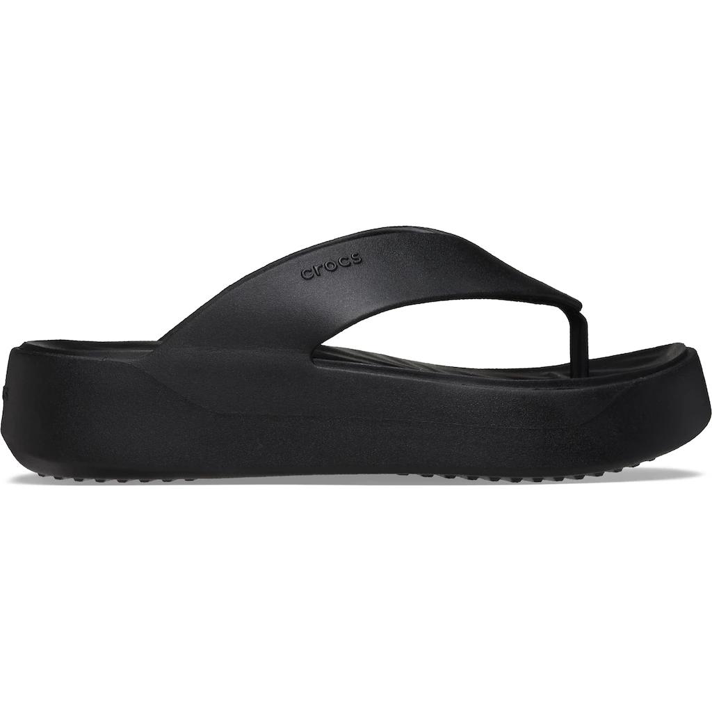 Crocs Zehentrenner »Getaway Platform Flip« Plateau Sommerschuh Schlappen Mit Modischer Plateausohle