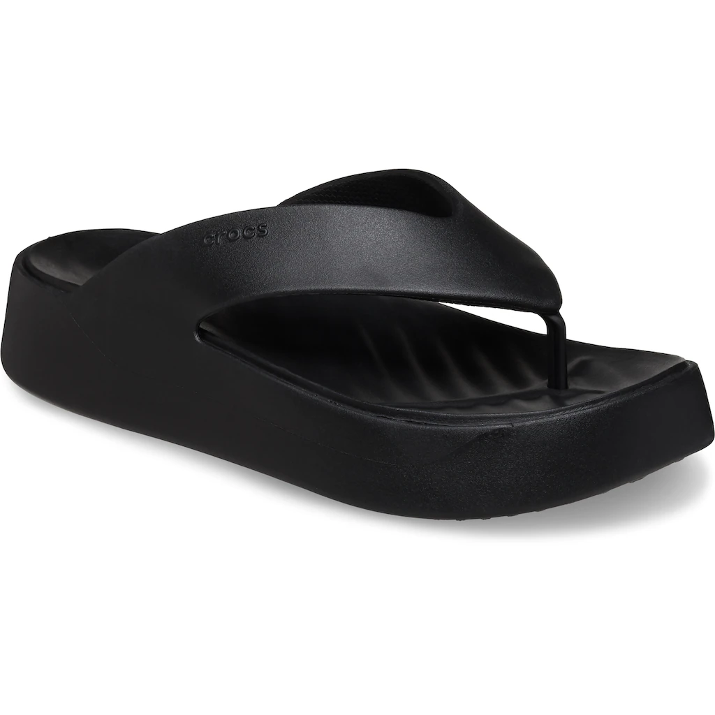Crocs Zehentrenner »Getaway Platform Flip« Plateau Sommerschuh Schlappen Mit Modischer Plateausohle