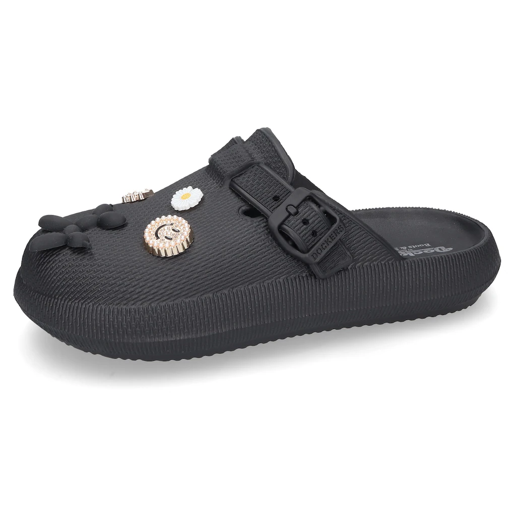 Dockers by Gerli Clog Badeschuhe Sommerschuh mit Verzierungen