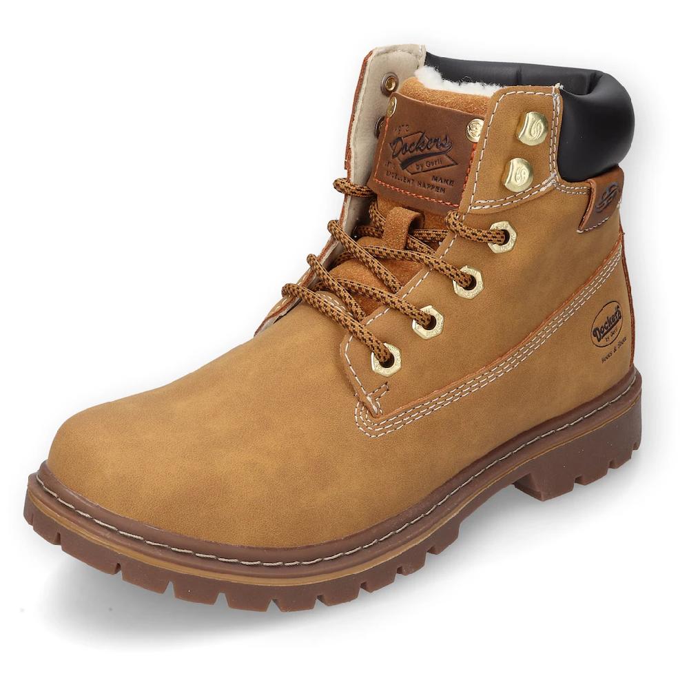 Dockers by Gerli Schnürboots Hikin Boots Trekking Stiefel Schnürstiefel mit Warmfutter ▷ für
