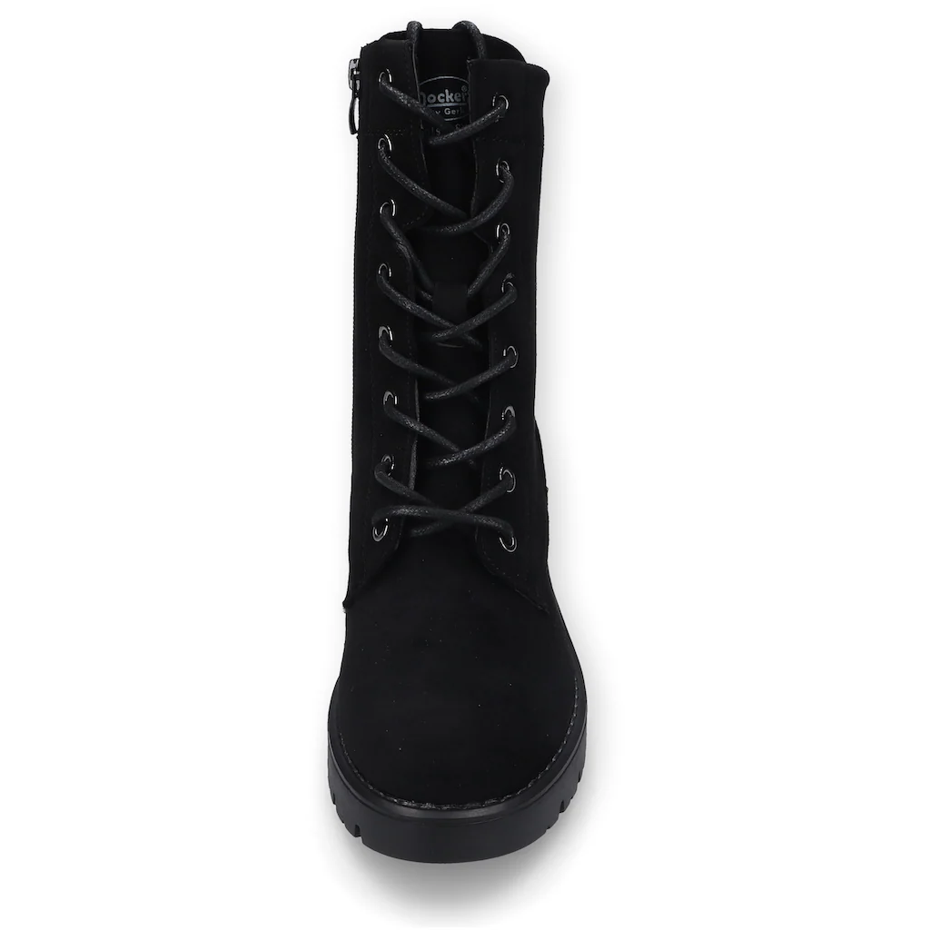 Dockers By Gerli Schnürstiefelette Kurzstiefel Schnürstiefel Winterstiefel Mit Blockabsatz ▷ Für