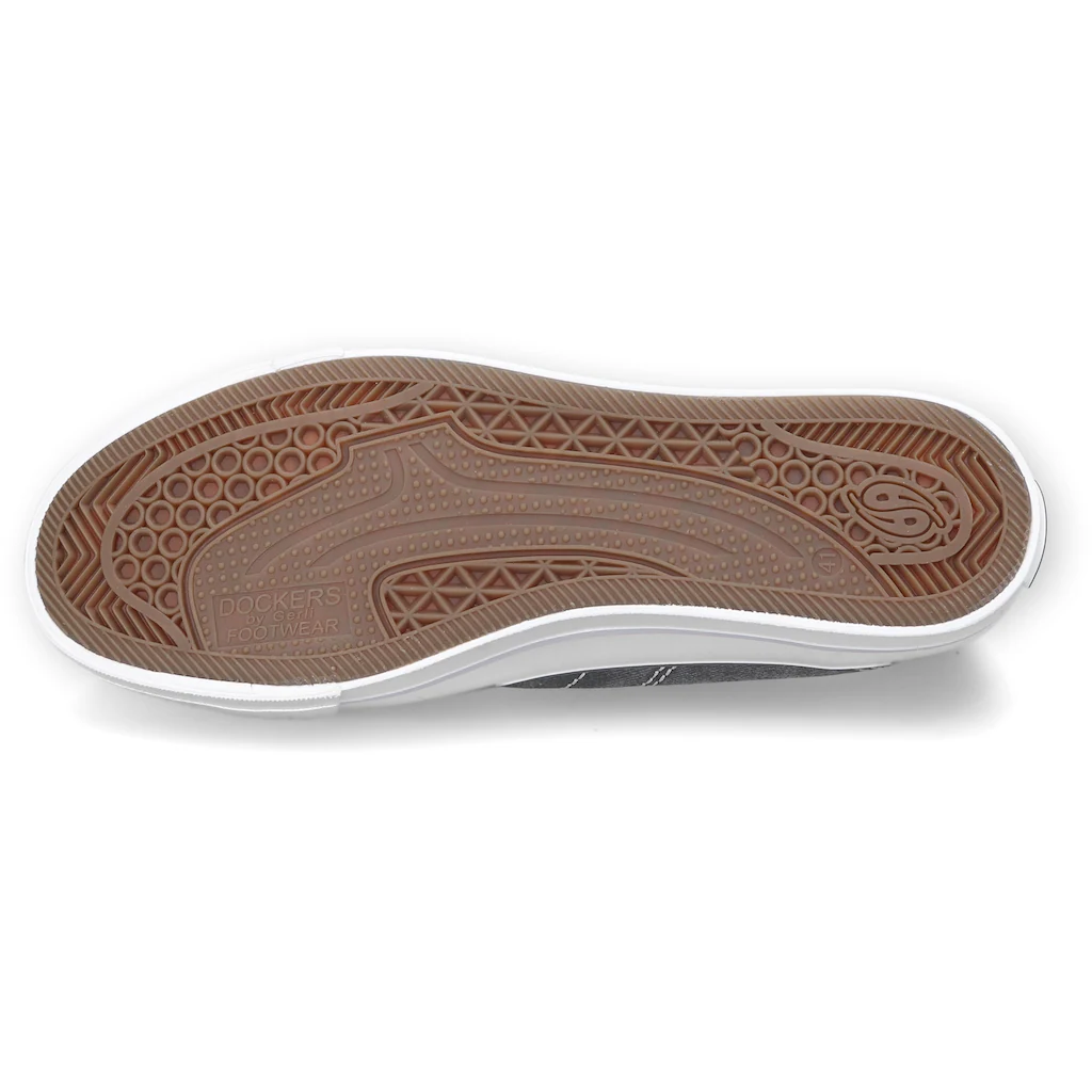 Dockers By Gerli Slip-On Sneaker Freizeitschuh Retro Sneaker Fake Schnürung In Cooler Jeansoptik Online Kaufen