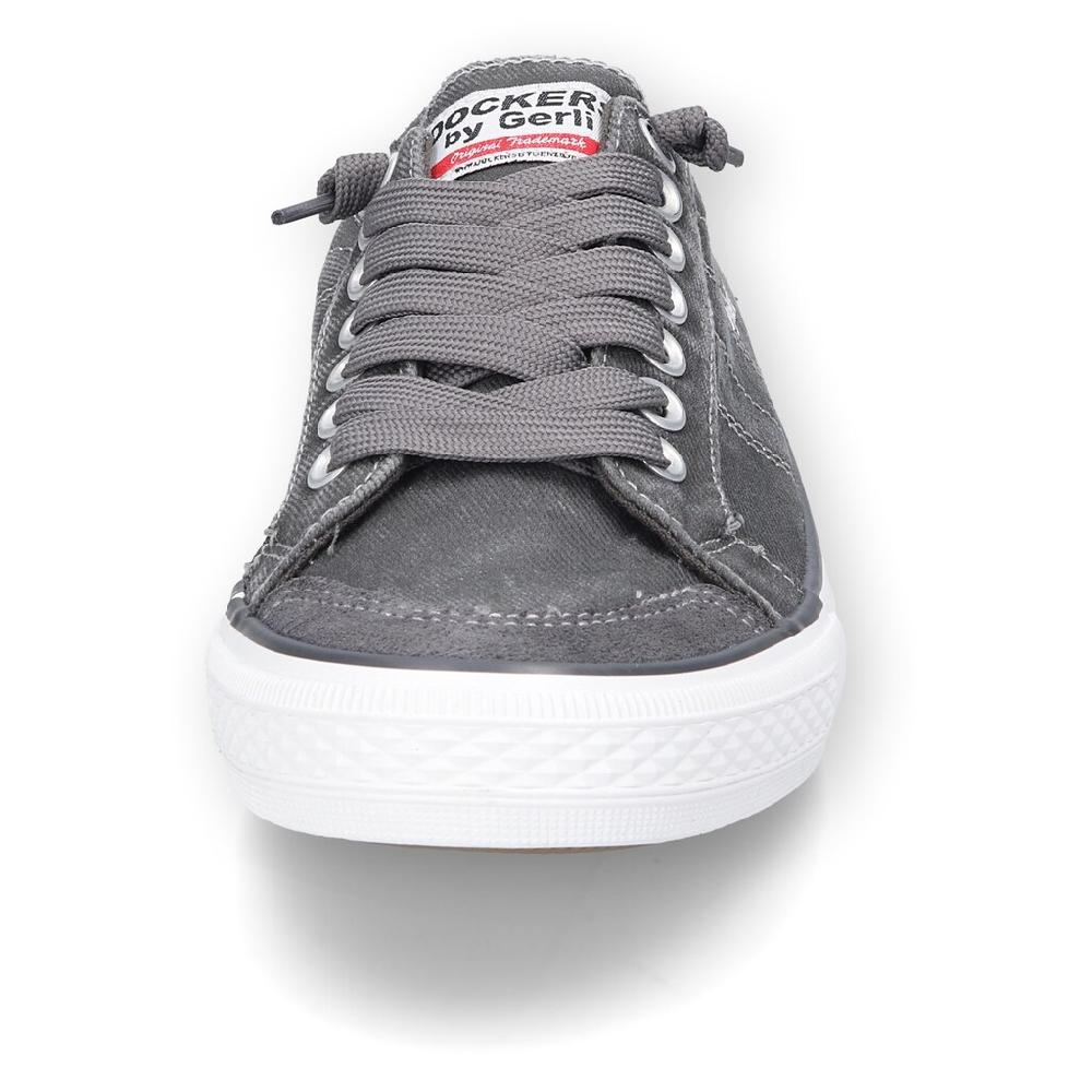 Dockers By Gerli Slip-On Sneaker Freizeitschuh Retro Sneaker Fake Schnürung In Cooler Jeansoptik Online Kaufen