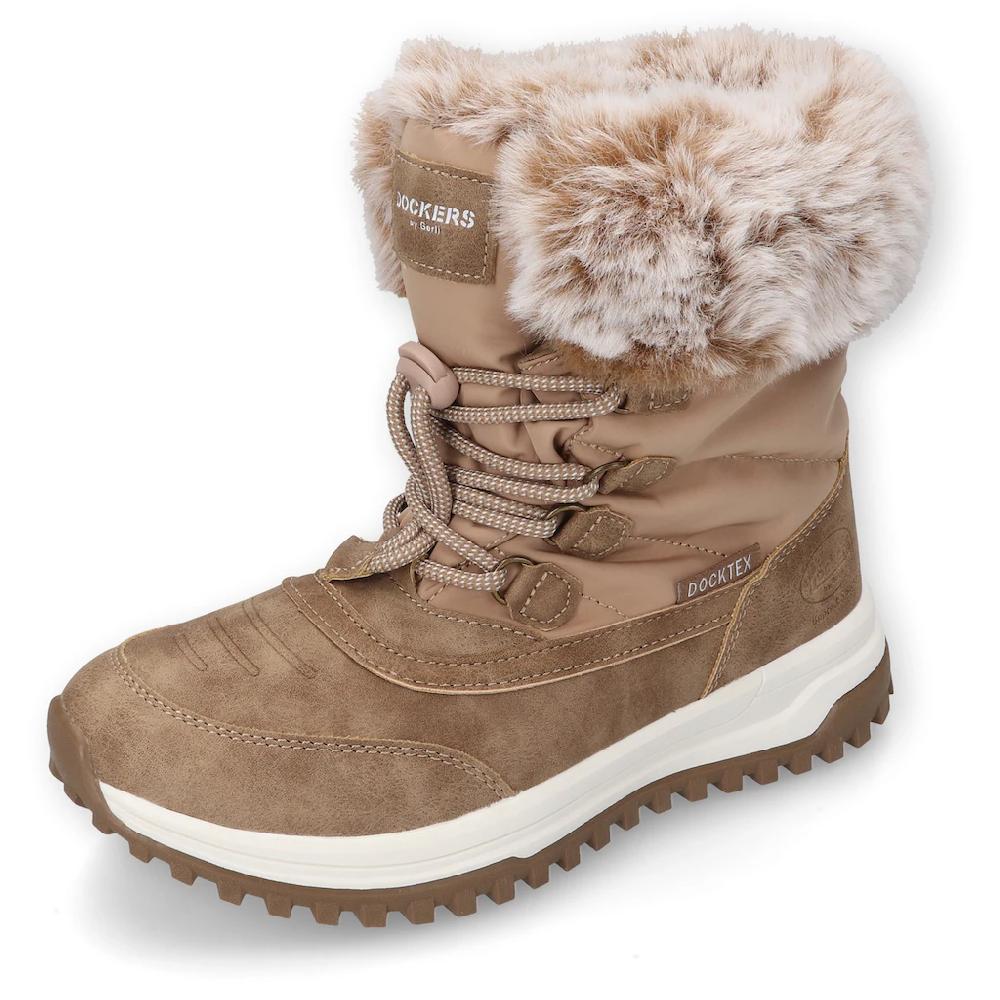Dockers by Gerli Winterboots Snowboots Schnürstiefel mit praktischer Zugkordel ▷ für