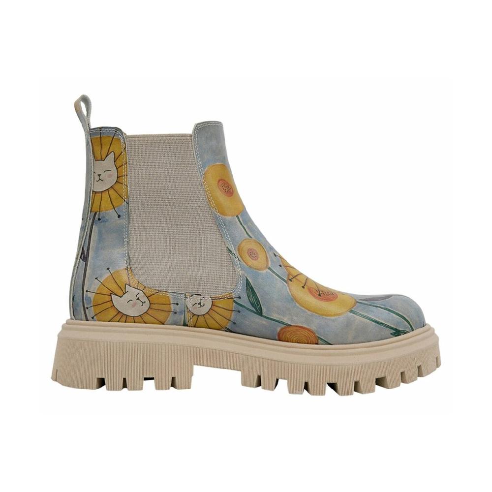 DOGO Chelseaboots »Damen Aura Cat Flower Vegan Damen Boots / Female« Vegan Online Bestellen