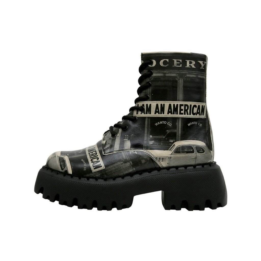 DOGO Chelseaboots »Damen Navy I Am An American Vegan Damen Boots / Female« Vegan online bestellen