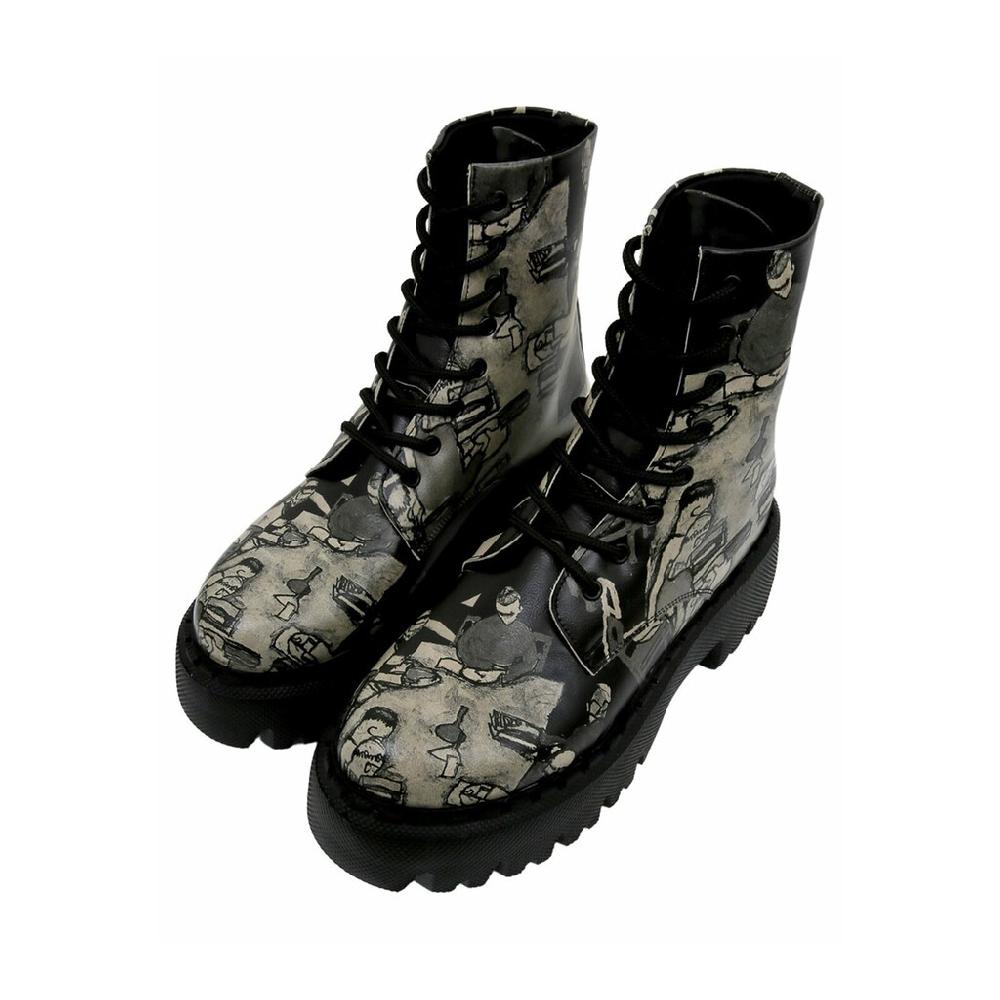 DOGO Chelseaboots »Damen Navy Supper Blackwhite Vegan Damen Boots / Female« Vegan ▷ Für