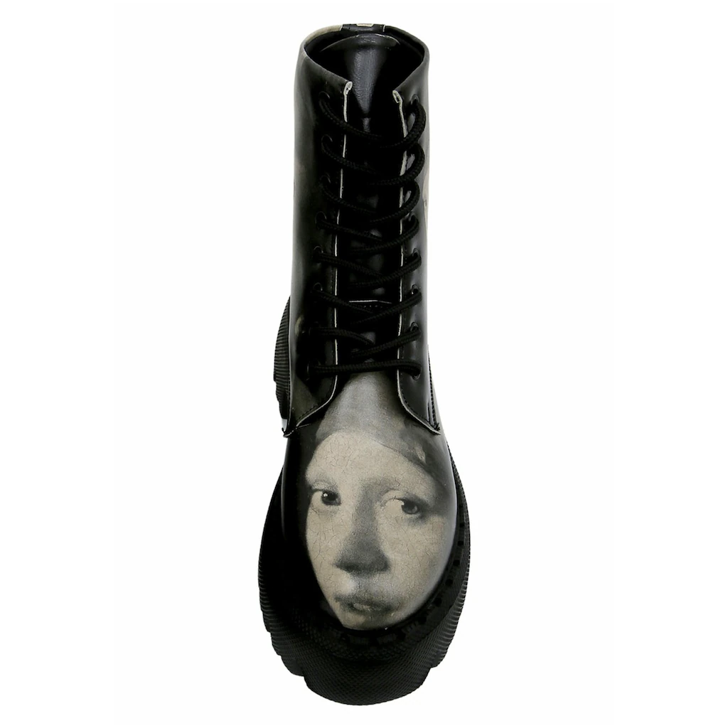 DOGO Chelseaboots »Girl With A Pearl Earring BW« Vegan Bestellen