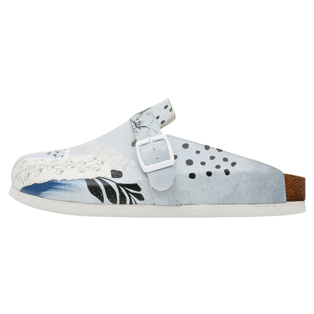 DOGO Hausschuh »Damen Comfie Birds Chirping Vegan Damen Sandalen/ Sandaletten /« Vegan