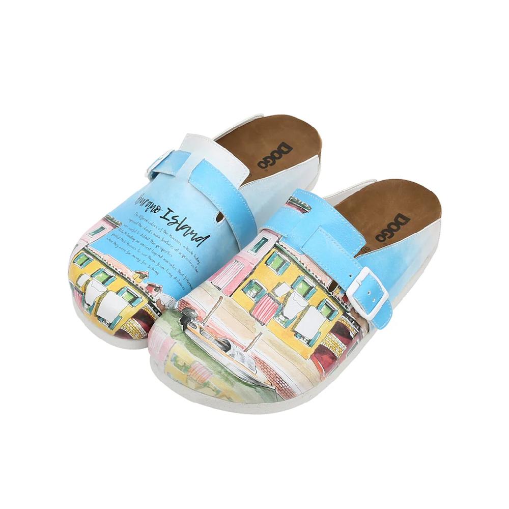 DOGO Hausschuh »Damen Comfie Burano Island Vegan Damen Sandalen/ Sandaletten /« Vegan