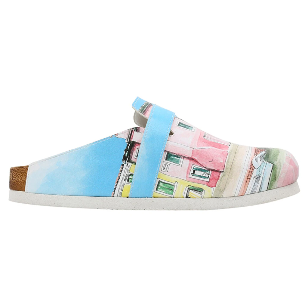 DOGO Hausschuh »Damen Comfie Burano Island Vegan Damen Sandalen/ Sandaletten /« Vegan