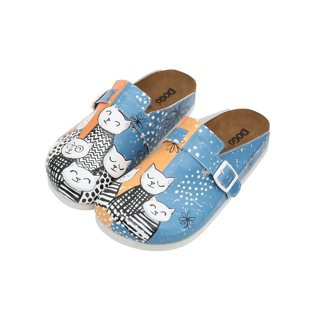 DOGO Hausschuh »Damen Comfie Family Portrait Vegan Damen Sandalen/ Sandaletten /« Vegan