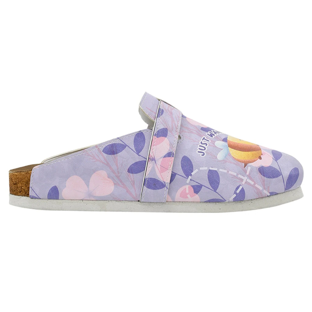 DOGO Hausschuh »Damen Comfie Just Wanna Bee With You Vegan Damen Sandalen/« Vegan