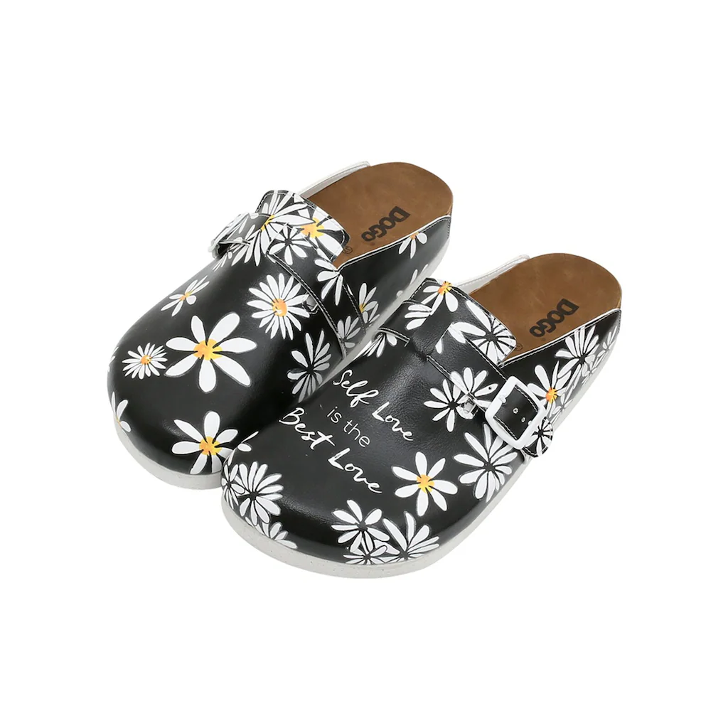 DOGO Hausschuh »Damen Comfie Self Love Is The Best Love Vegan Damen Sandalen/« Vegan