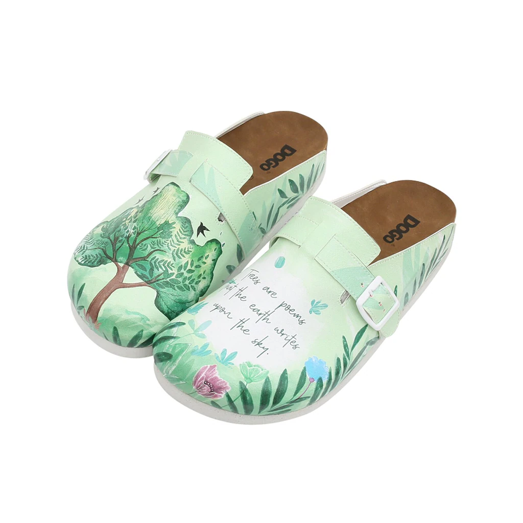 DOGO Hausschuh »Damen Comfie Trees Are Poems Vegan Damen Sandalen/ Sandaletten /« Vegan