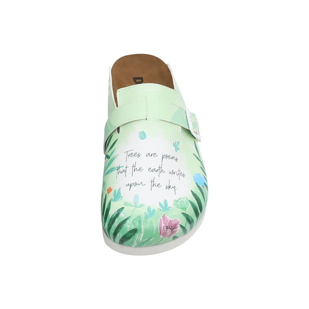 DOGO Hausschuh »Damen Comfie Trees Are Poems Vegan Damen Sandalen/ Sandaletten /« Vegan