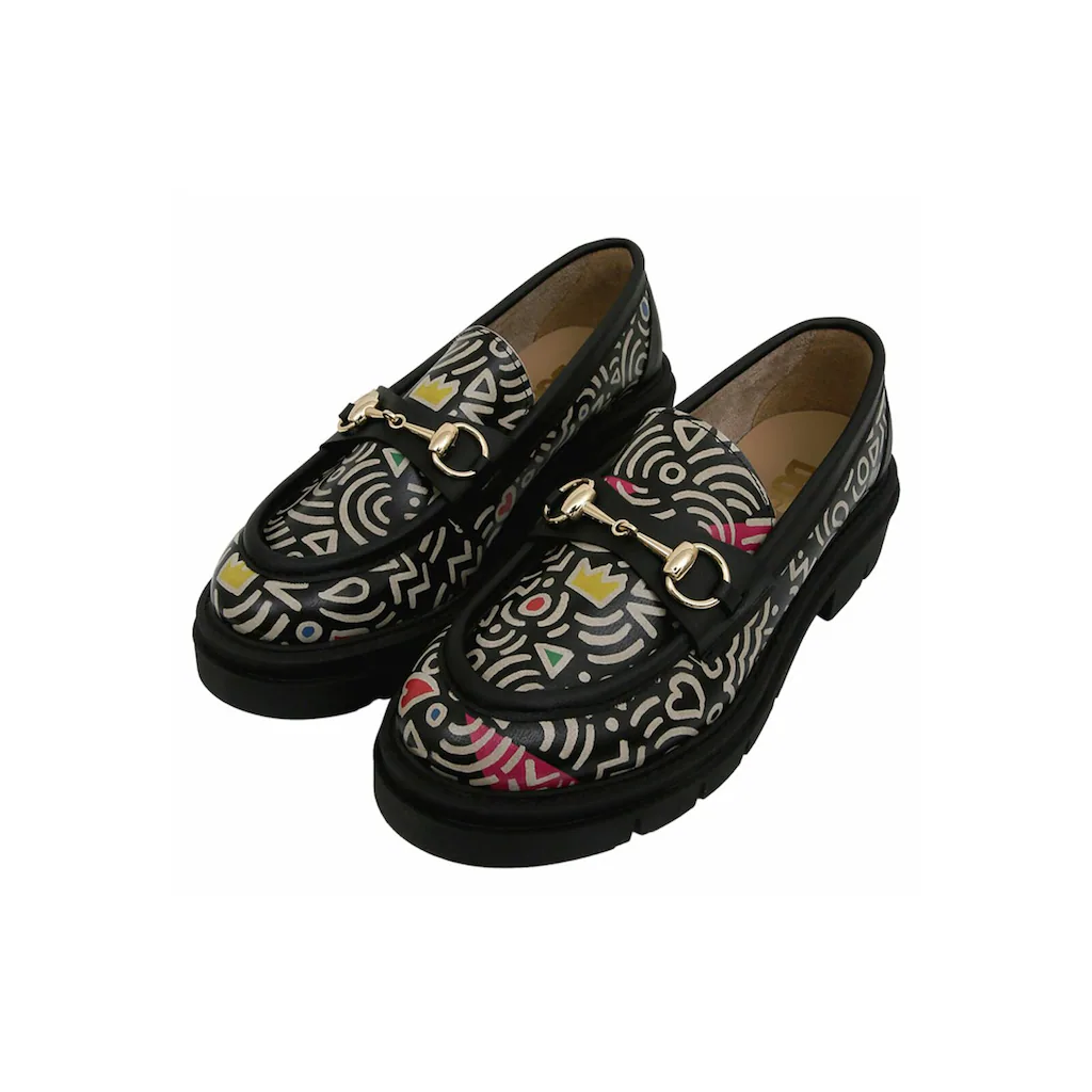 DOGO Loafer »Abstract Outline« Vegan Kaufen