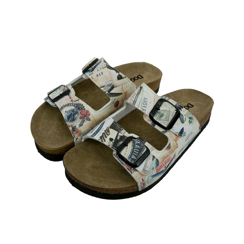 DOGO Pantolette »Damen Stella Aeroplanes Vegan Damen Sandalen/ Sandaletten /« Vegan Online Kaufen