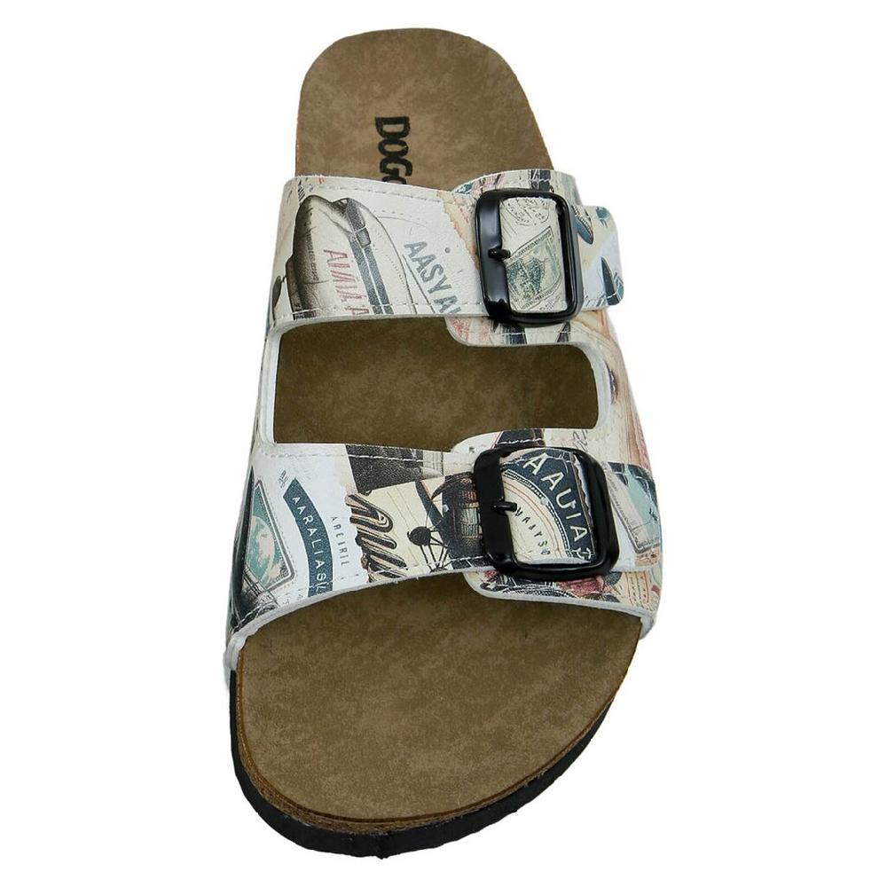 DOGO Pantolette »Damen Stella Aeroplanes Vegan Damen Sandalen/ Sandaletten /« Vegan Online Kaufen