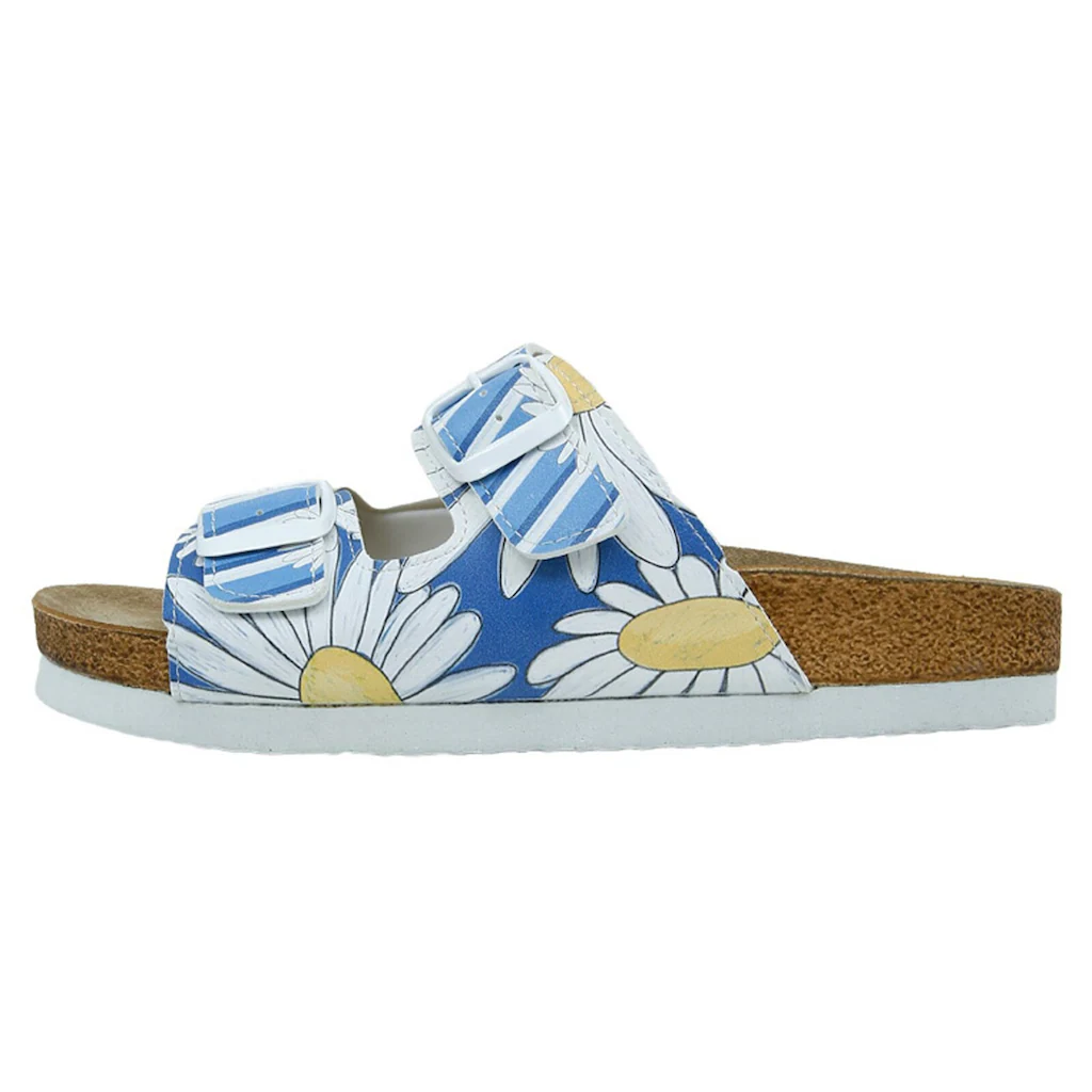 DOGO Pantolette »Damen Stella Daisy Stripes Vegan Damen Sandalen/ Sandaletten /« Vegan ▷ für