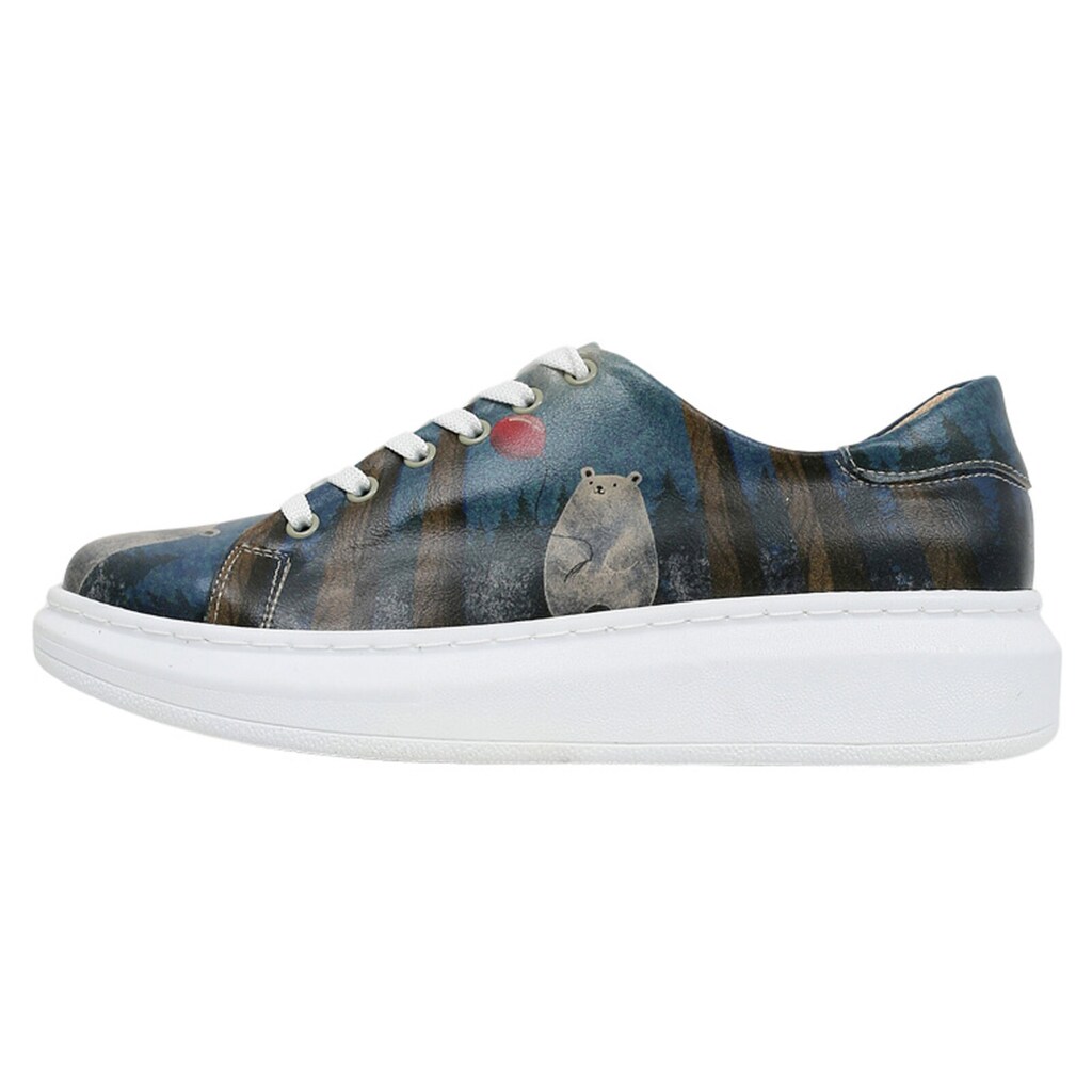 DOGO Plateausneaker »Damen Myra Bear With A Balloon Vegan Damen Sneaker / Female« Vegan Online Kaufen
