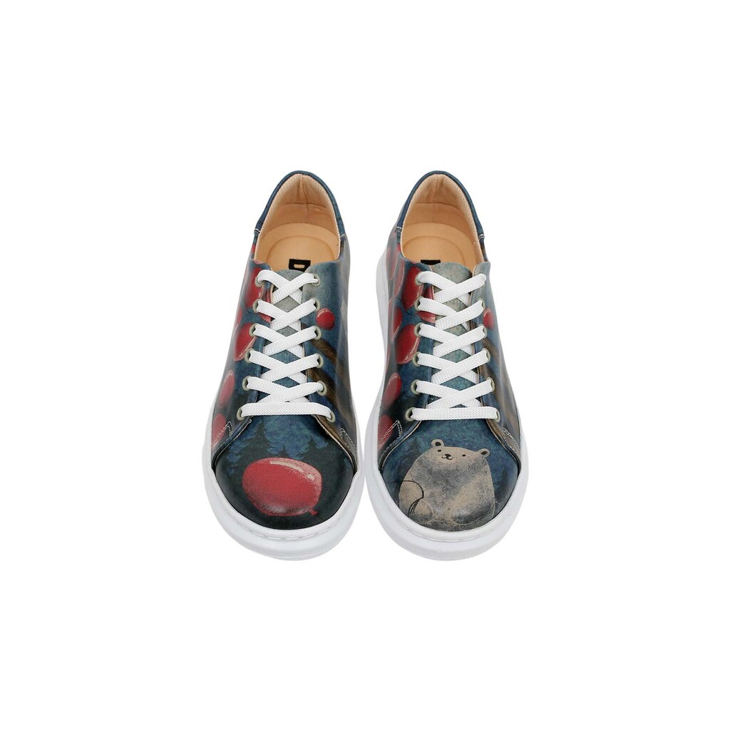 DOGO Plateausneaker »Damen Myra Bear With A Balloon Vegan Damen Sneaker / Female« Vegan Online Kaufen