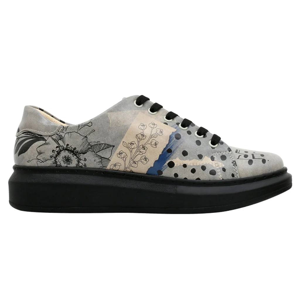 DOGO Plateausneaker »Damen Myra Birds Chirping Vegan Damen Sneaker / Female« Vegan Auf Rechnung