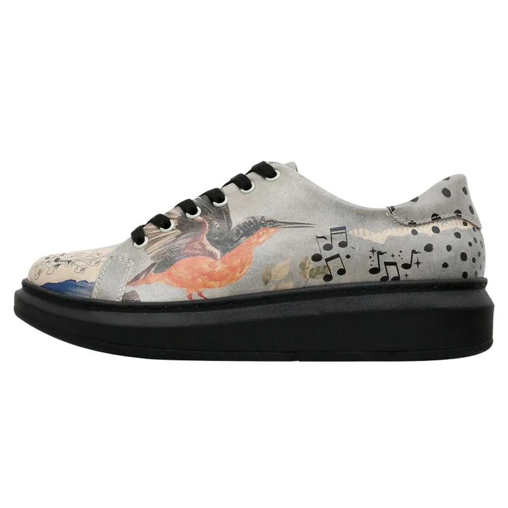 DOGO Plateausneaker »Damen Myra Birds Chirping Vegan Damen Sneaker / Female« Vegan auf Rechnung