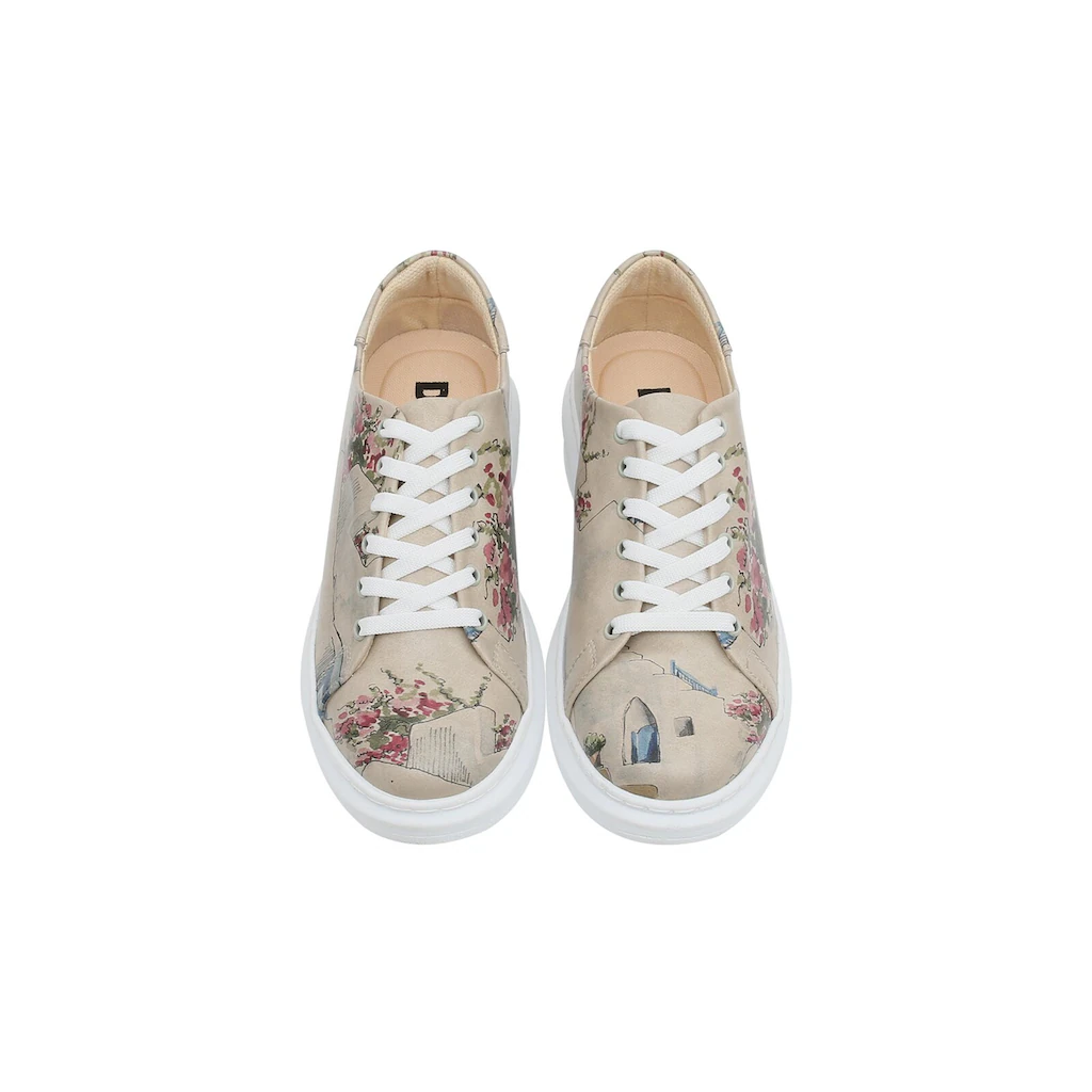 DOGO Plateausneaker »Damen Myra Paperflower Vegan Damen Sneaker / Female« Vegan Auf Raten