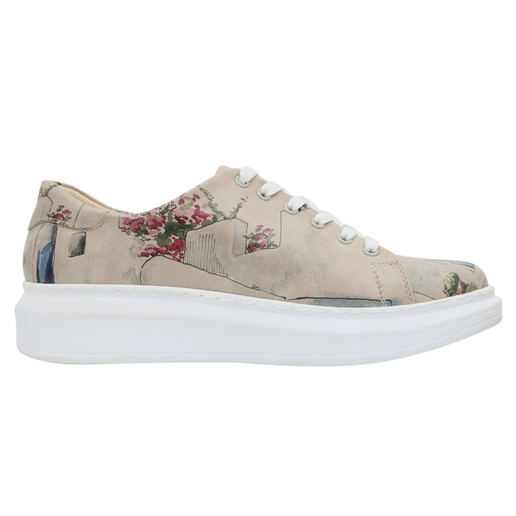 DOGO Plateausneaker »Damen Myra Paperflower Vegan Damen Sneaker / Female« Vegan Auf Raten