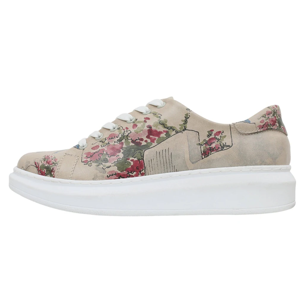DOGO Plateausneaker »Damen Myra Paperflower Vegan Damen Sneaker / Female« Vegan auf Raten