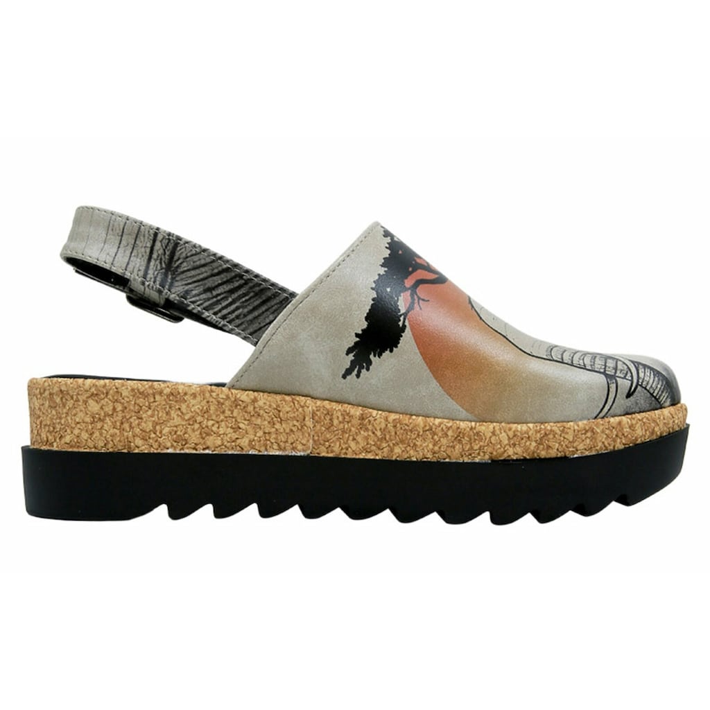 DOGO Sandale »Damen Akita Sunset Animals Vegan Damen Sandalen/ Sandaletten /« Vegan ▷ Für