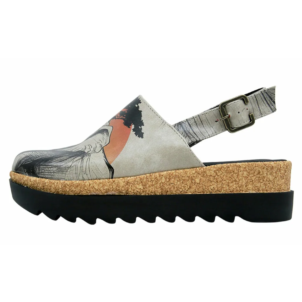 DOGO Sandale »Damen Akita Sunset Animals Vegan Damen Sandalen/ Sandaletten /« Vegan ▷ für